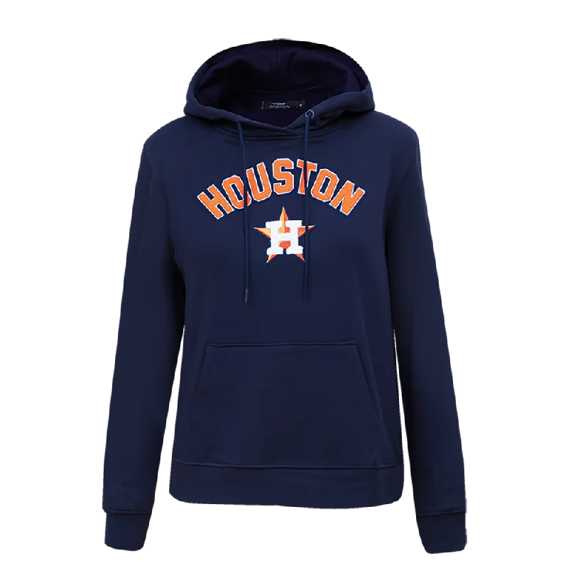 MLB HOUSTON ASTROS CLASSIC WOMEN'S PO HOODIE (MIDNIGHT NAVY)