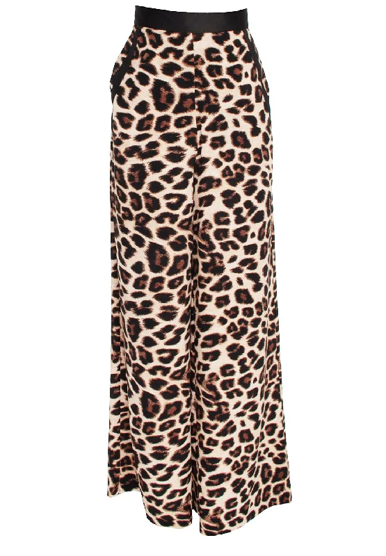 Safari - Brown Leopard Pants (Black)