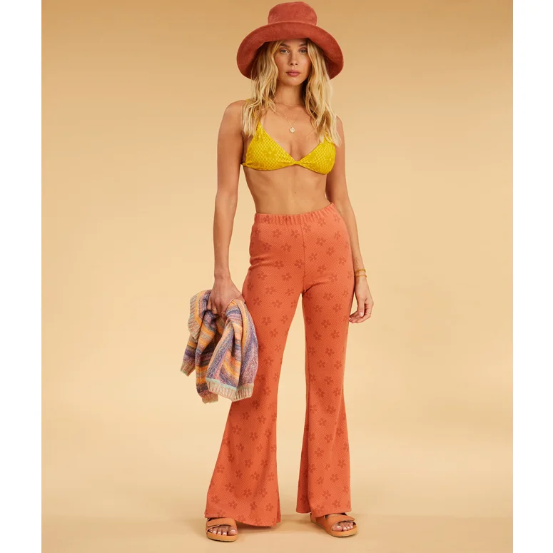 Salty Blonde x Billabong Flared Flowers Flared Pants