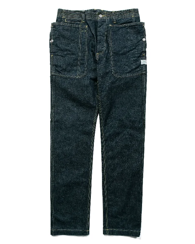 Sassafras Fall Leaf Sprayer Pants 13.5oz Denim Indigo