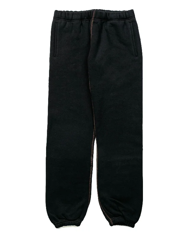 The Real McCoy's MC18118 10oz. Loopwheel Sweatpants Black