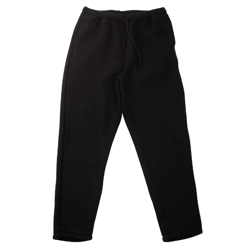 The Real McCoy's MC21102 Trousers, Cold Weather, Fleece Black