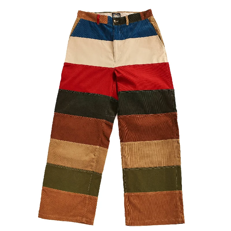 The Real McCoy's MP21011 Multicolour Corduroy Hunting Trousers Tricolour