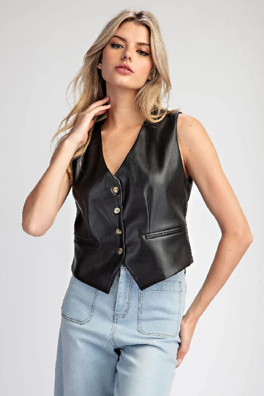 Time to Trend Vest - Black