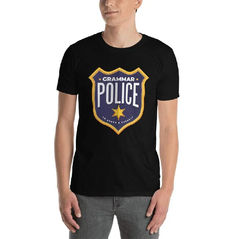 Grammar Police - To serve and correct - Premium T-Shirt