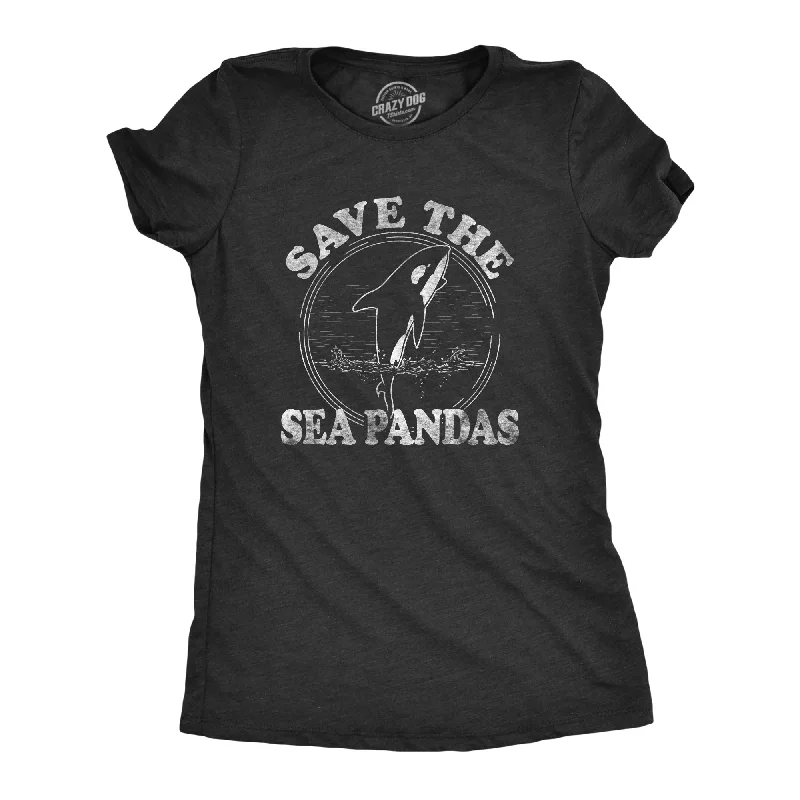 Save The Sea Pandas Women's T Shirt