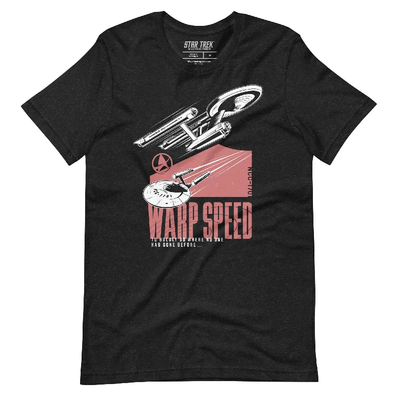 Star Trek Warp Speed Adult T-Shirt