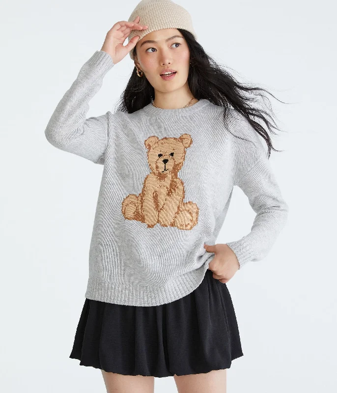 Aeropostale Teddy Bear Crew Sweater