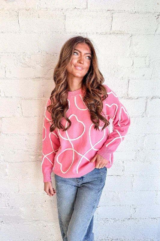 Bubble Hearts Sweater