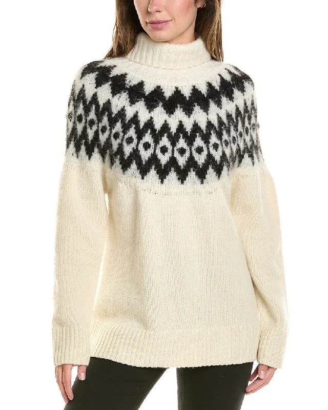 Reiss Amy Wool & Cashmere-Blend Roll Neck Sweater