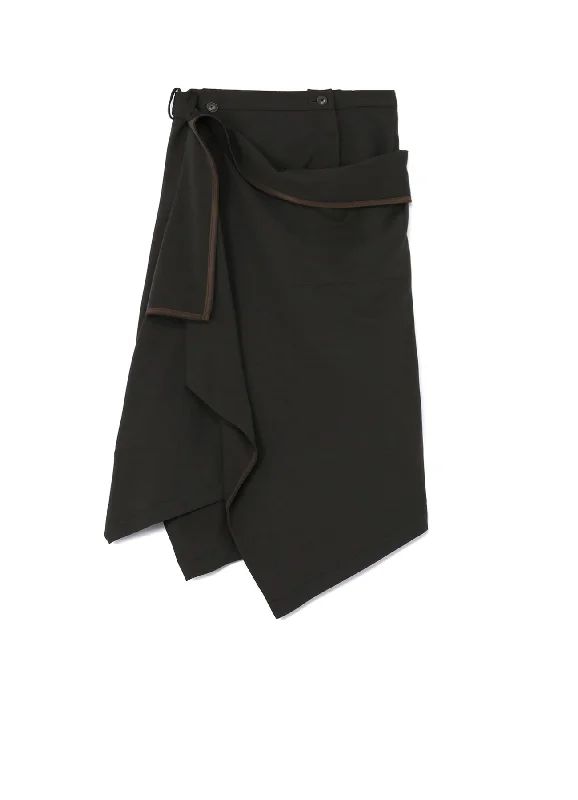 POLYESTER TWILL 2-WAY SKIRT