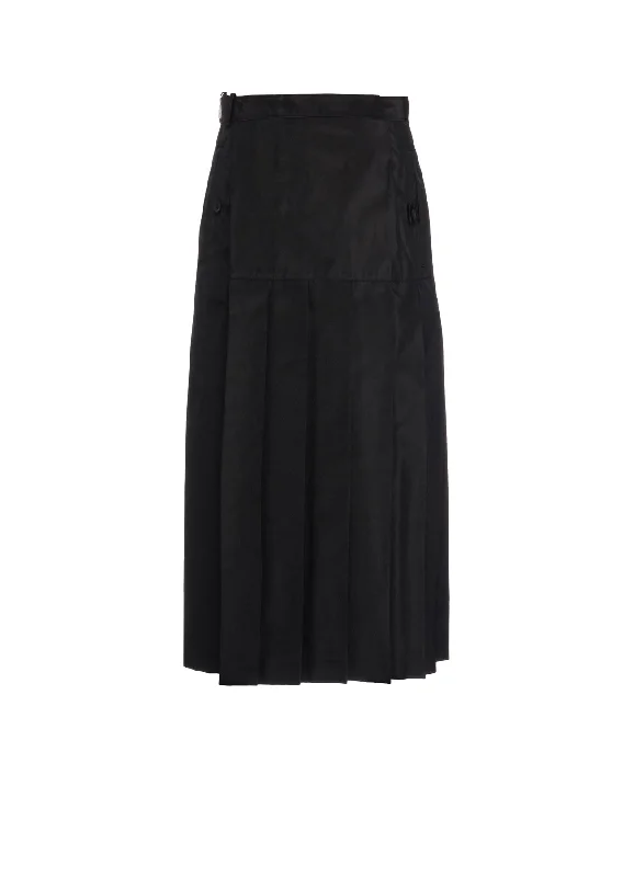 S/Pe TAFFETA PLEATS SKIRT