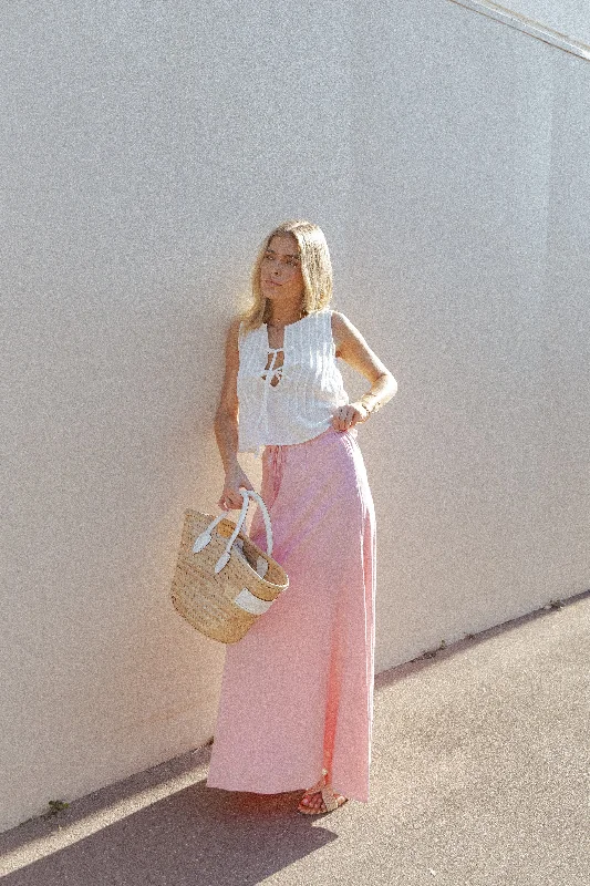 Stevie Maxi Skirt - Pink