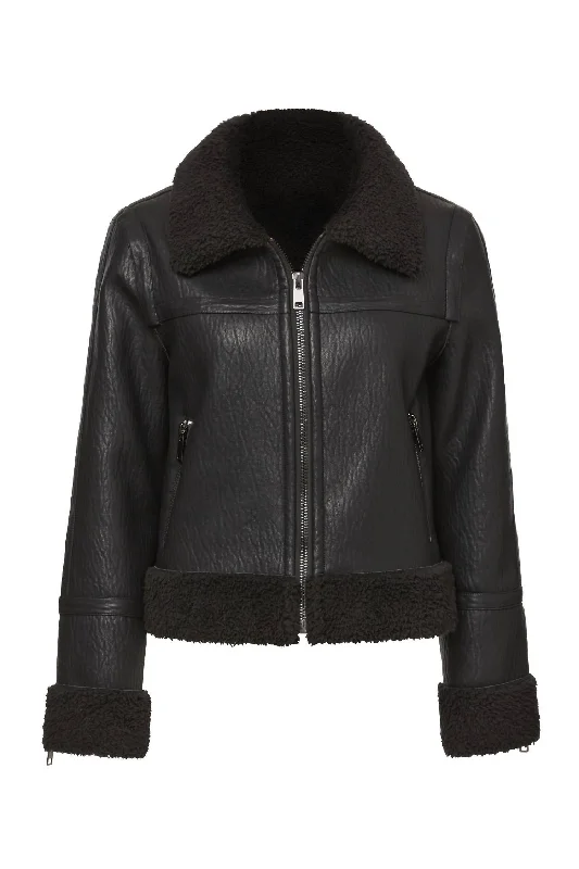 Berlin Cropped Jacket In Black